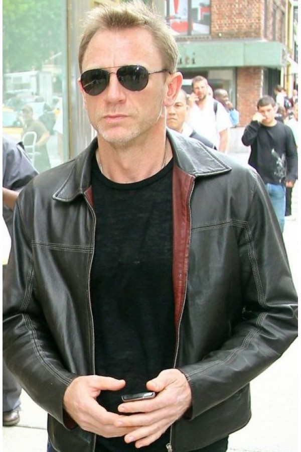 Layer Cake Daniel Craig Leather Jacket American Leather Jacket